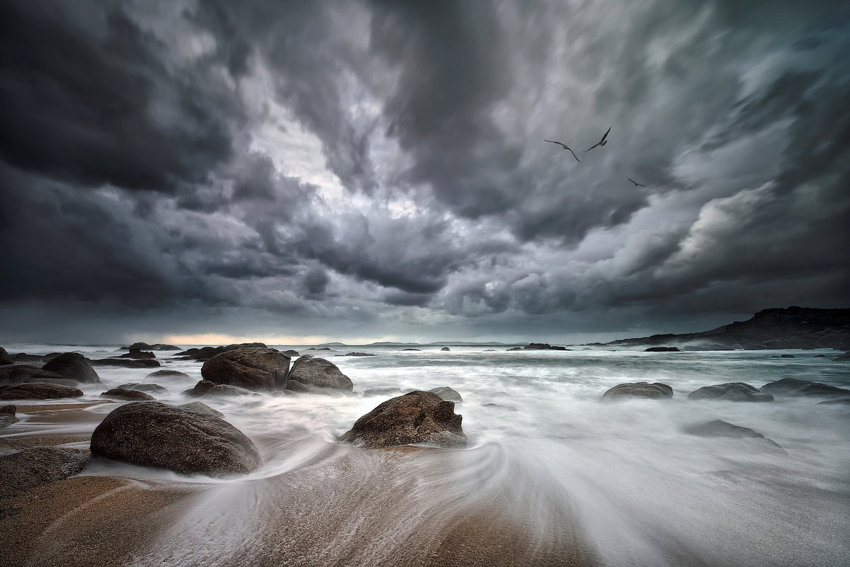 aluminium-print-flight-over-troubled-waters