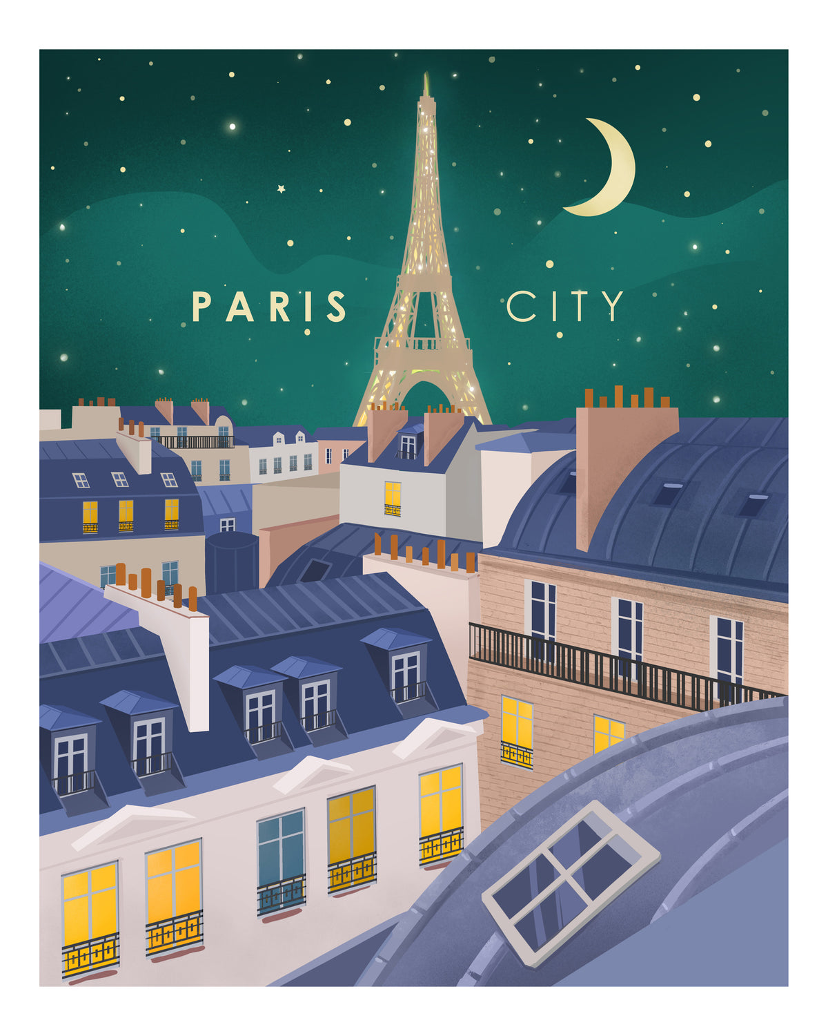 acrylic-print-paris-at-night