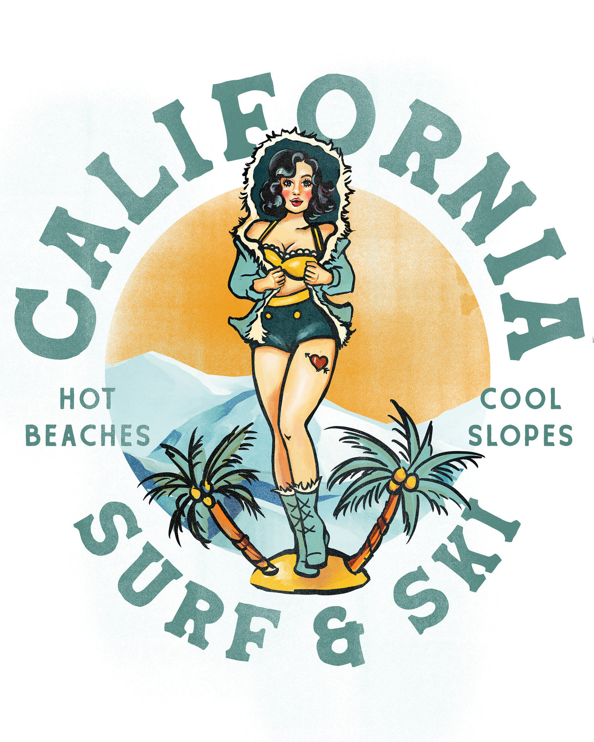 acrylic-print-california-surf-amp-ski-pin-up-art