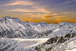 aluminium-print-sunset-in-the-mountains