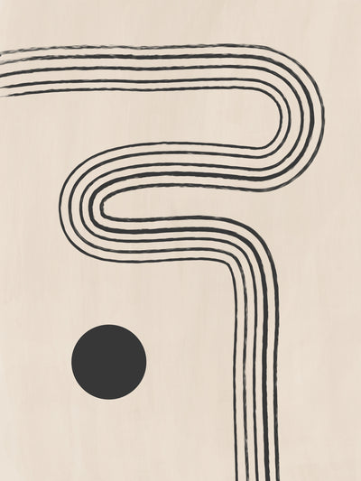 poster-print-black-curved-lines-and-a-circle