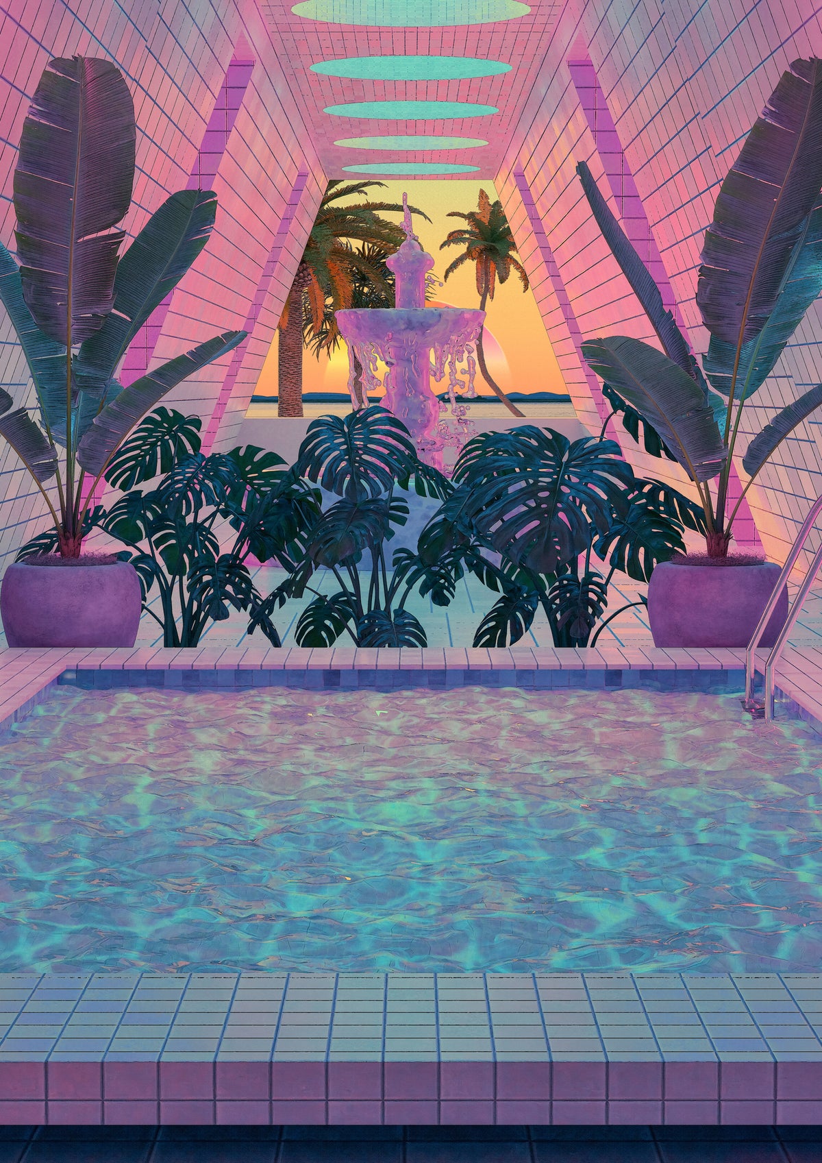 framedposter-print-vaporpool