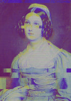 framedposter-print-glitched-lady