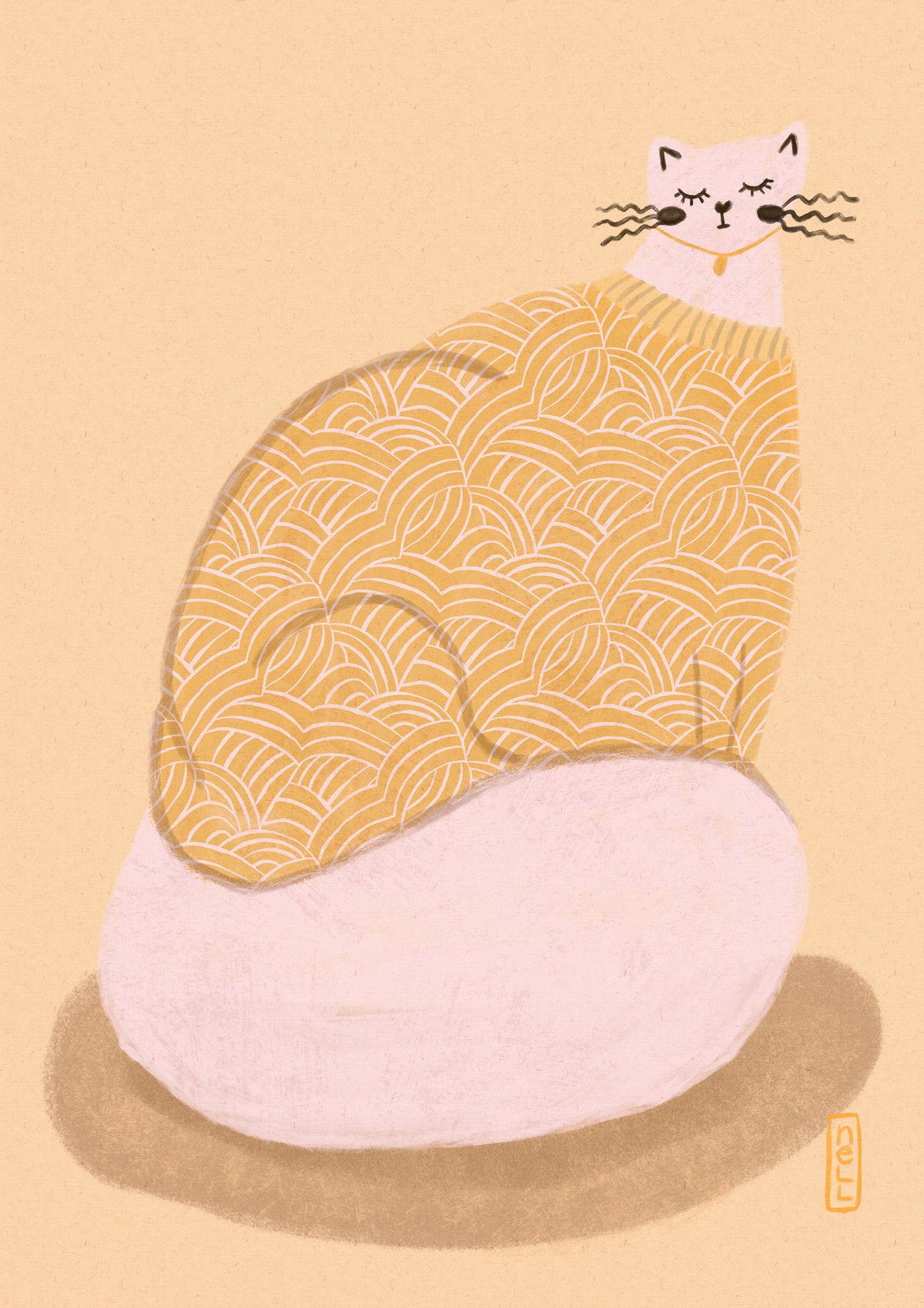 poster-print-cat-in-a-yellow-sweater