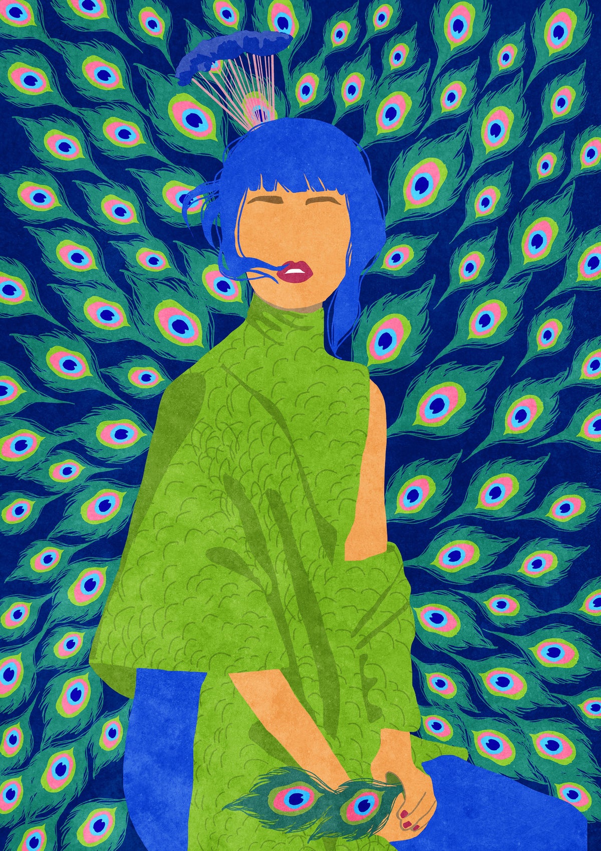canvas-print-peacock-woman