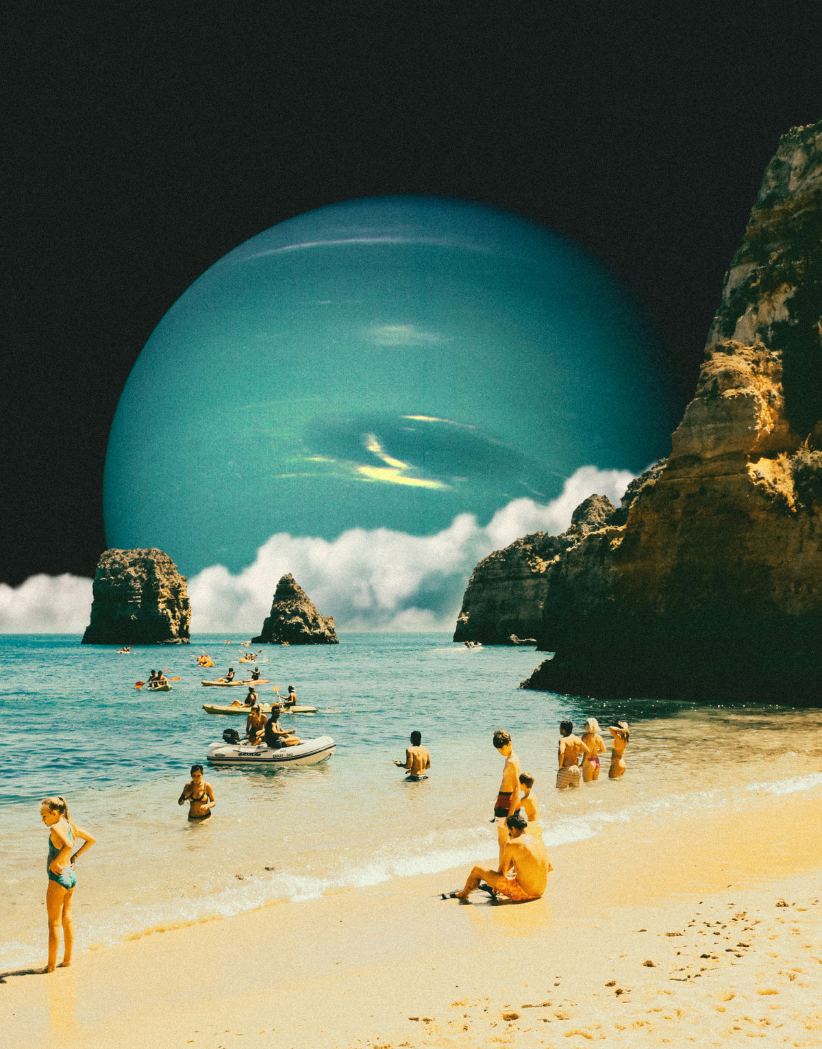 framedcanvas-print-space-beach