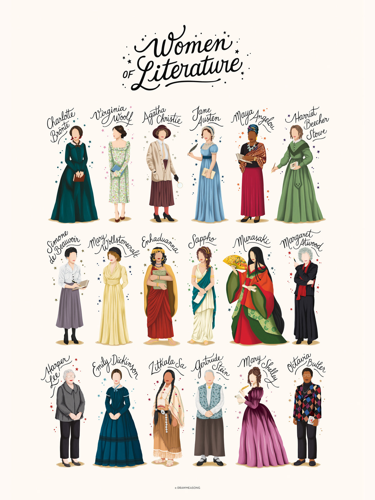 acrylic-print-women-of-literature