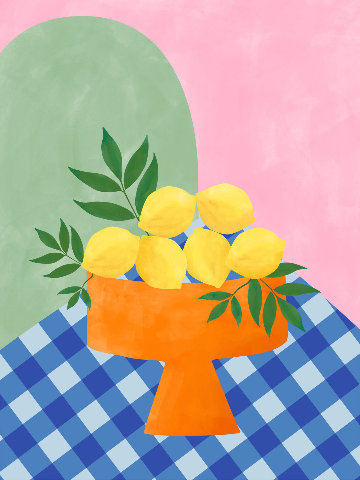 canvas-print-yellow-lemons-with-green-leaves