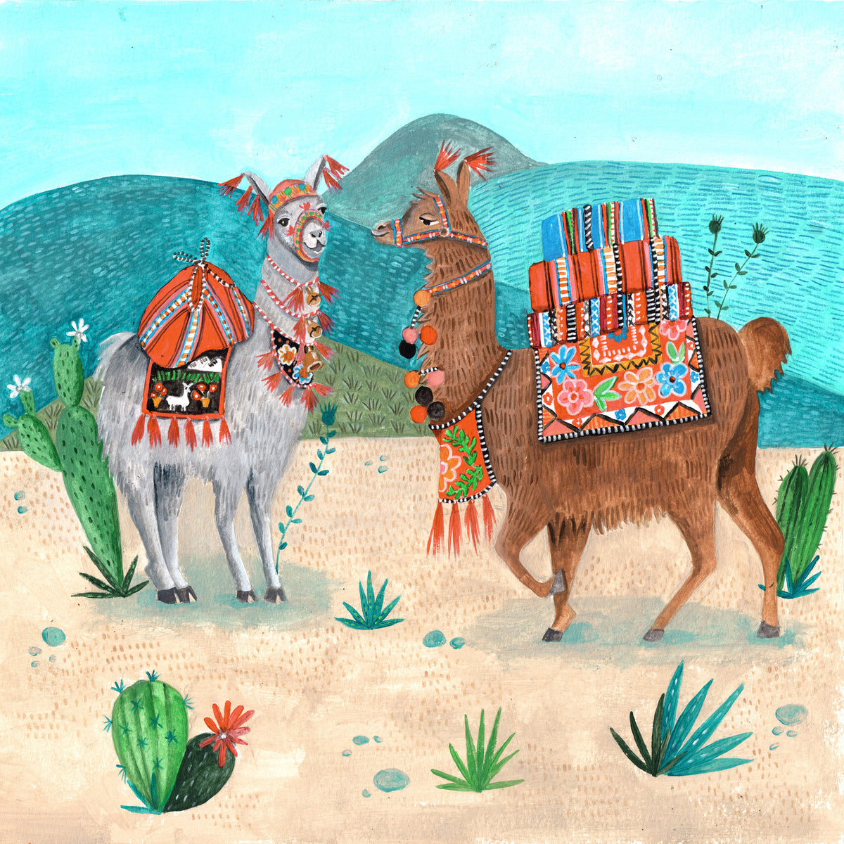 canvas-print-llamas