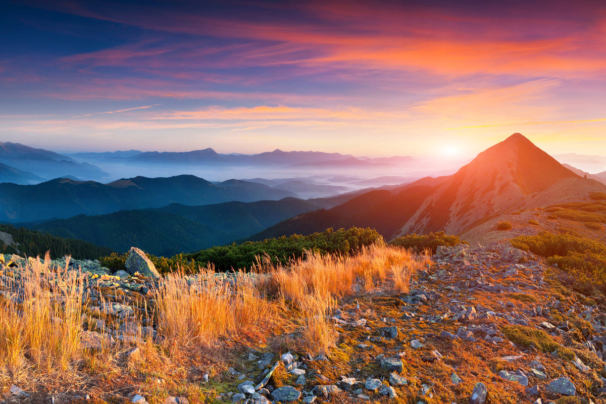 3-piece-canvas-print-sunset-in-the-alps