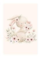 aluminium-print-cute-woodland-floral-bunny