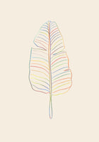framedposter-print-banana-rainbow-leaf