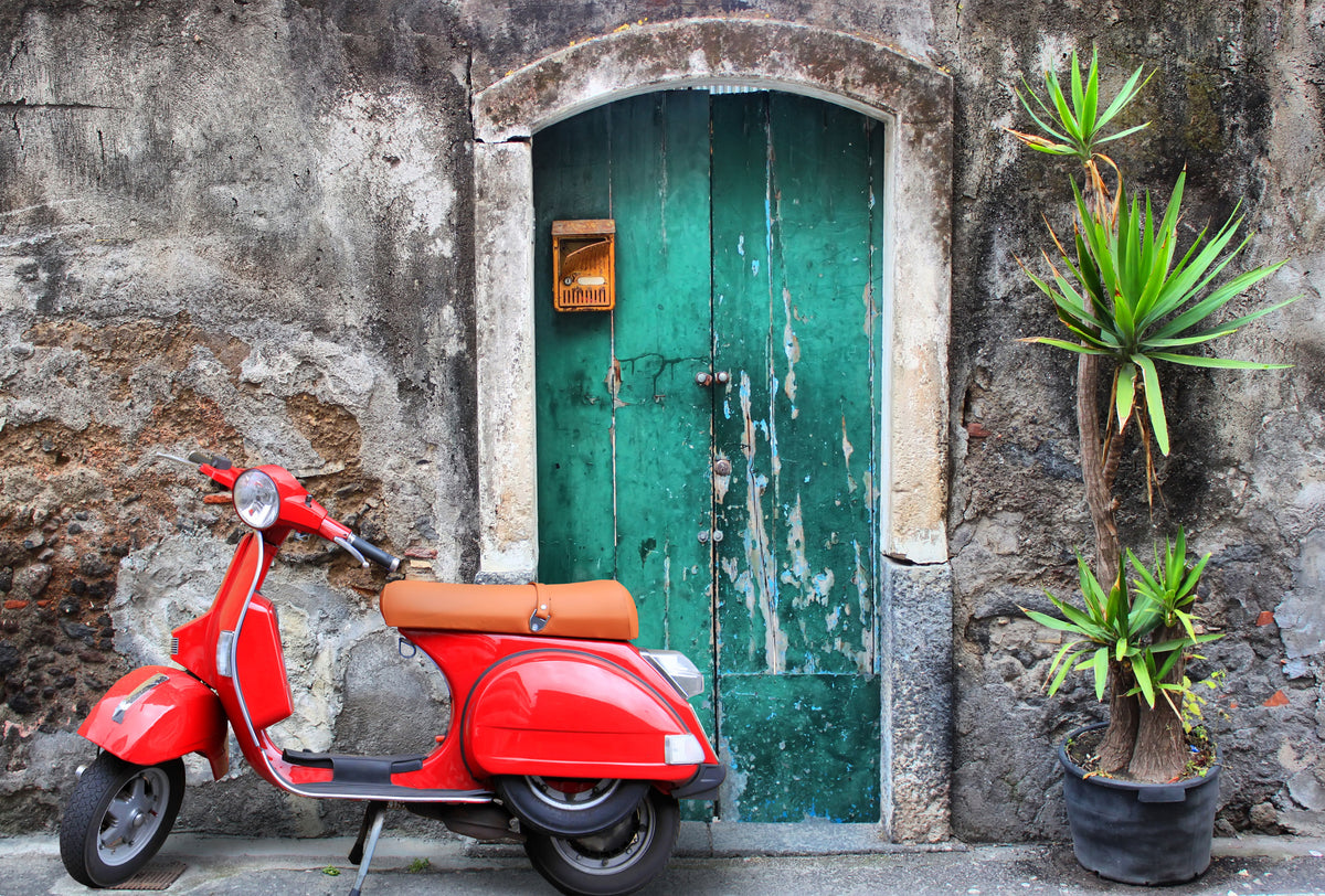 canvas-print-red-scooter