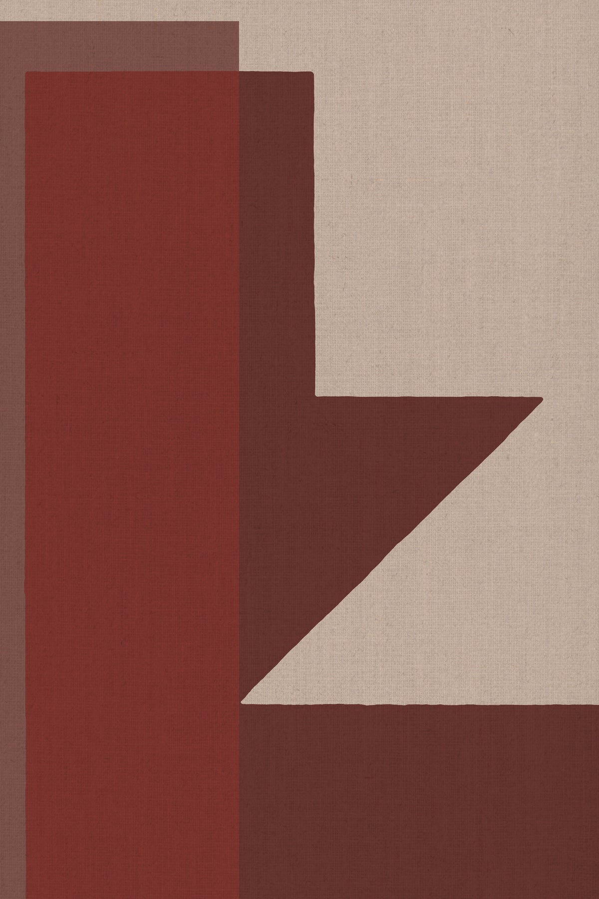 poster-print-red-geometric-composition