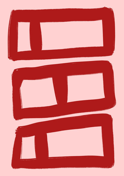 poster-print-red-symmetry-blocks