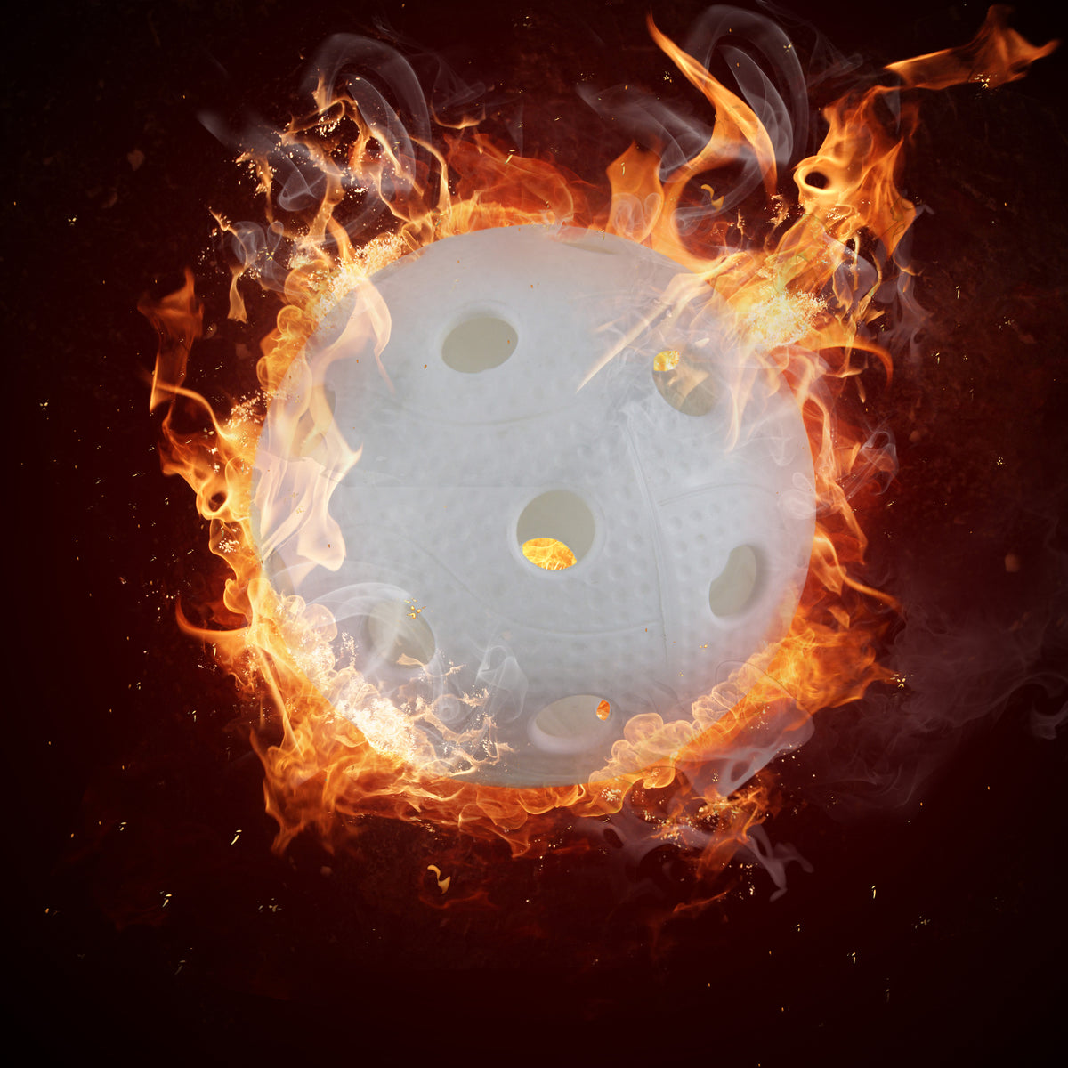 4-piece-canvas-print-hot-florball-in-fires-flame