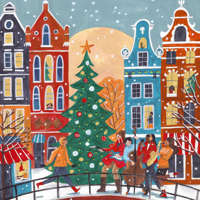 poster-print-music-in-amsterdam-christmas