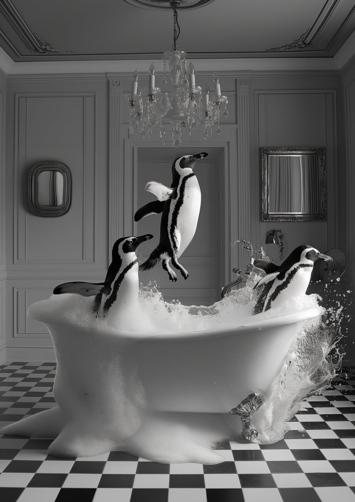 canvas-print-penguin-party