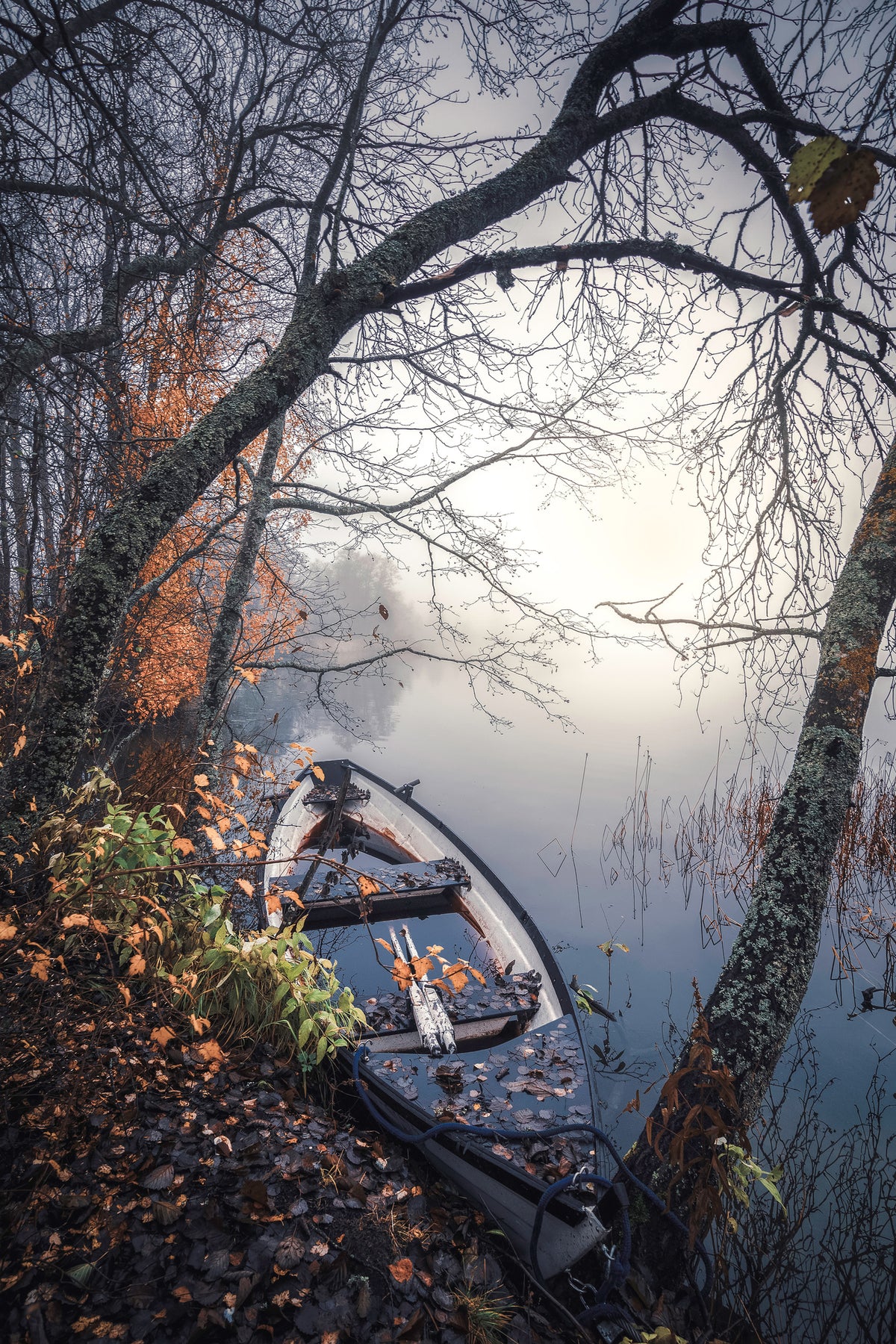 canvas-print-abandoned-boat-on-the-lake