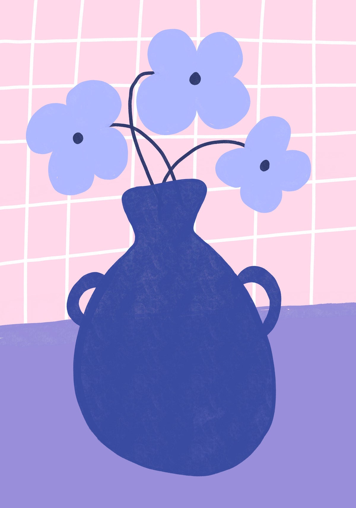 canvas-print-minimalist-vase-with-blue-flowers