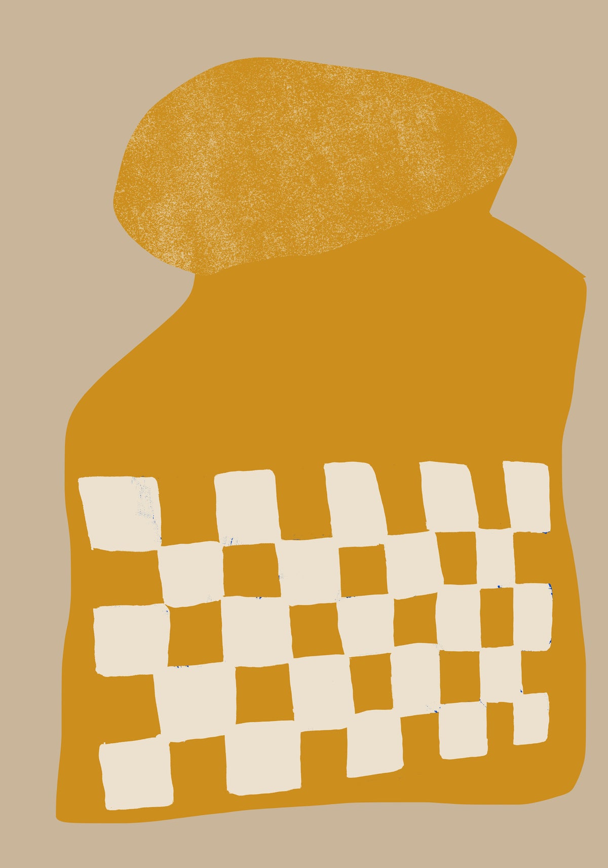 framedcanvas-print-golden-checkered-form