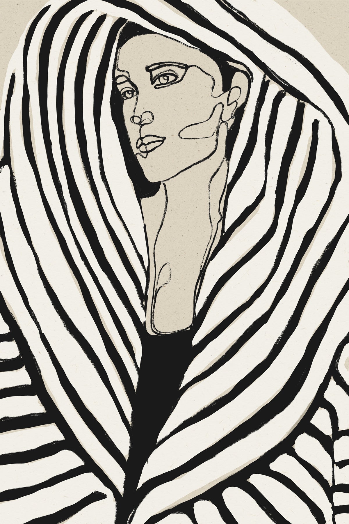aluminium-print-striped-elegance-2