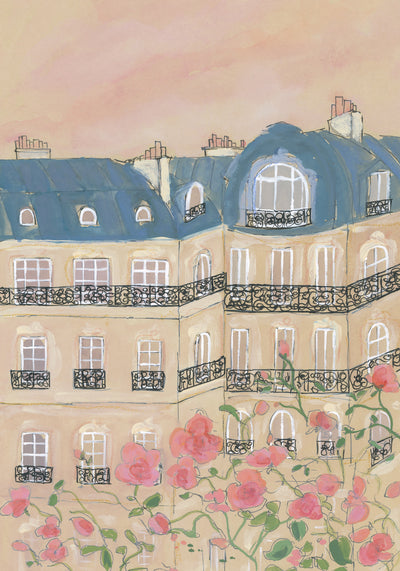 poster-print-sunset-over-paris-buildings