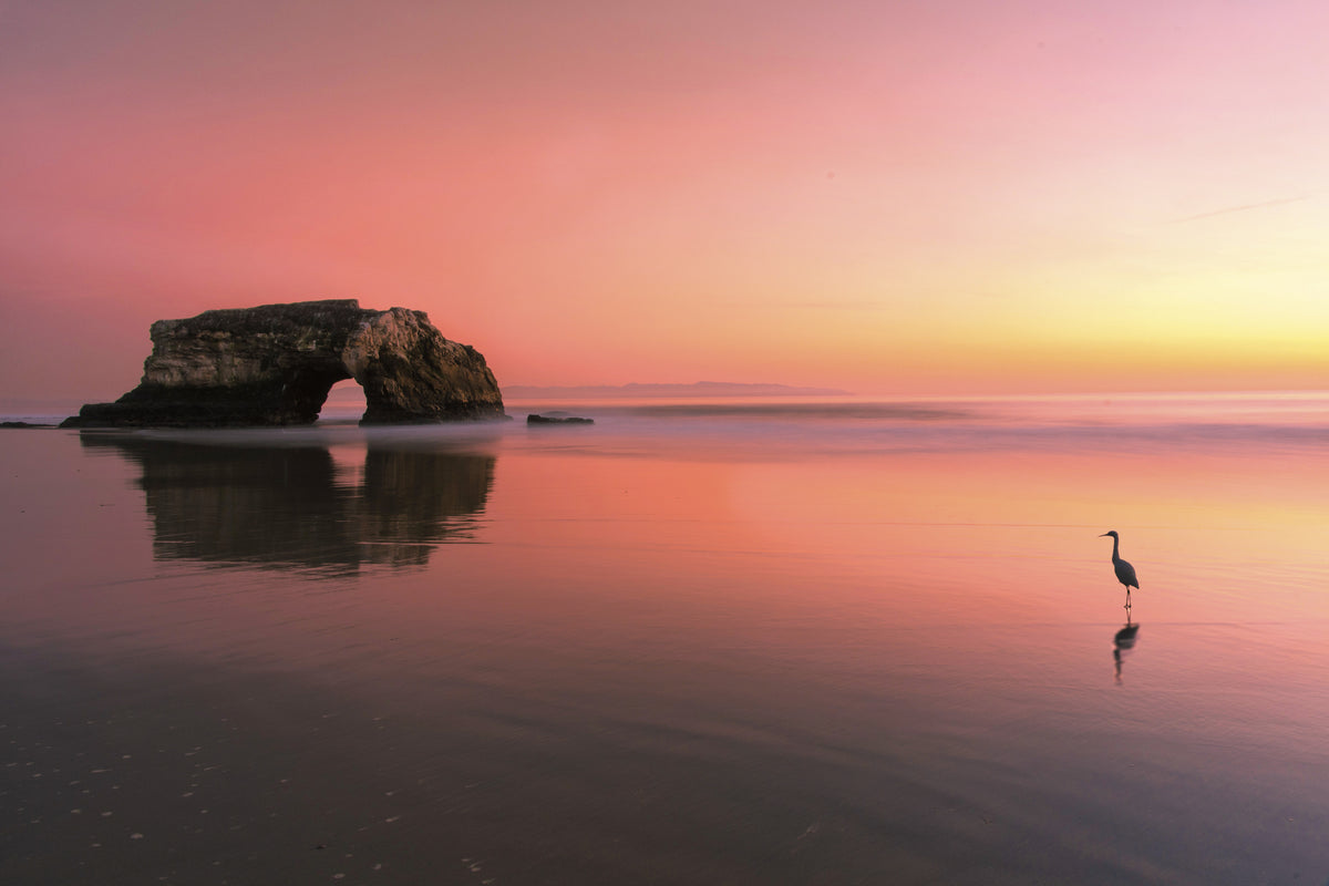 aluminium-print-sunset-at-the-natural-bridge-2
