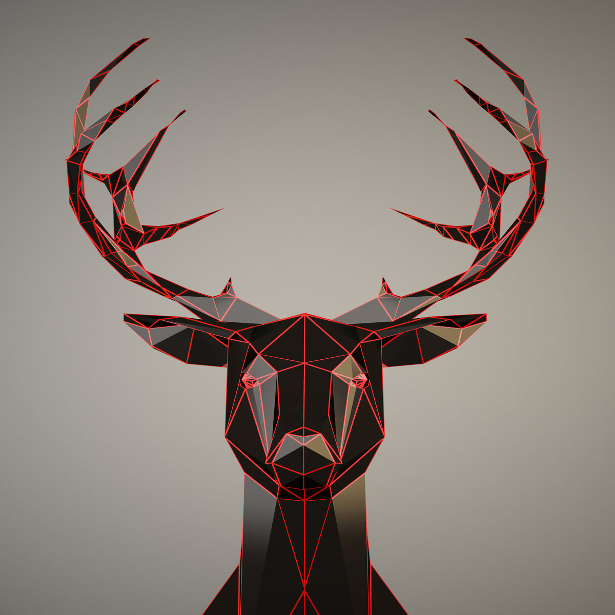 4-piece-acrylic-print-antlers
