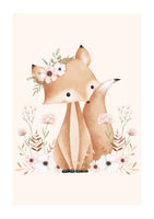 acrylic-print-cute-woodland-floral-fox