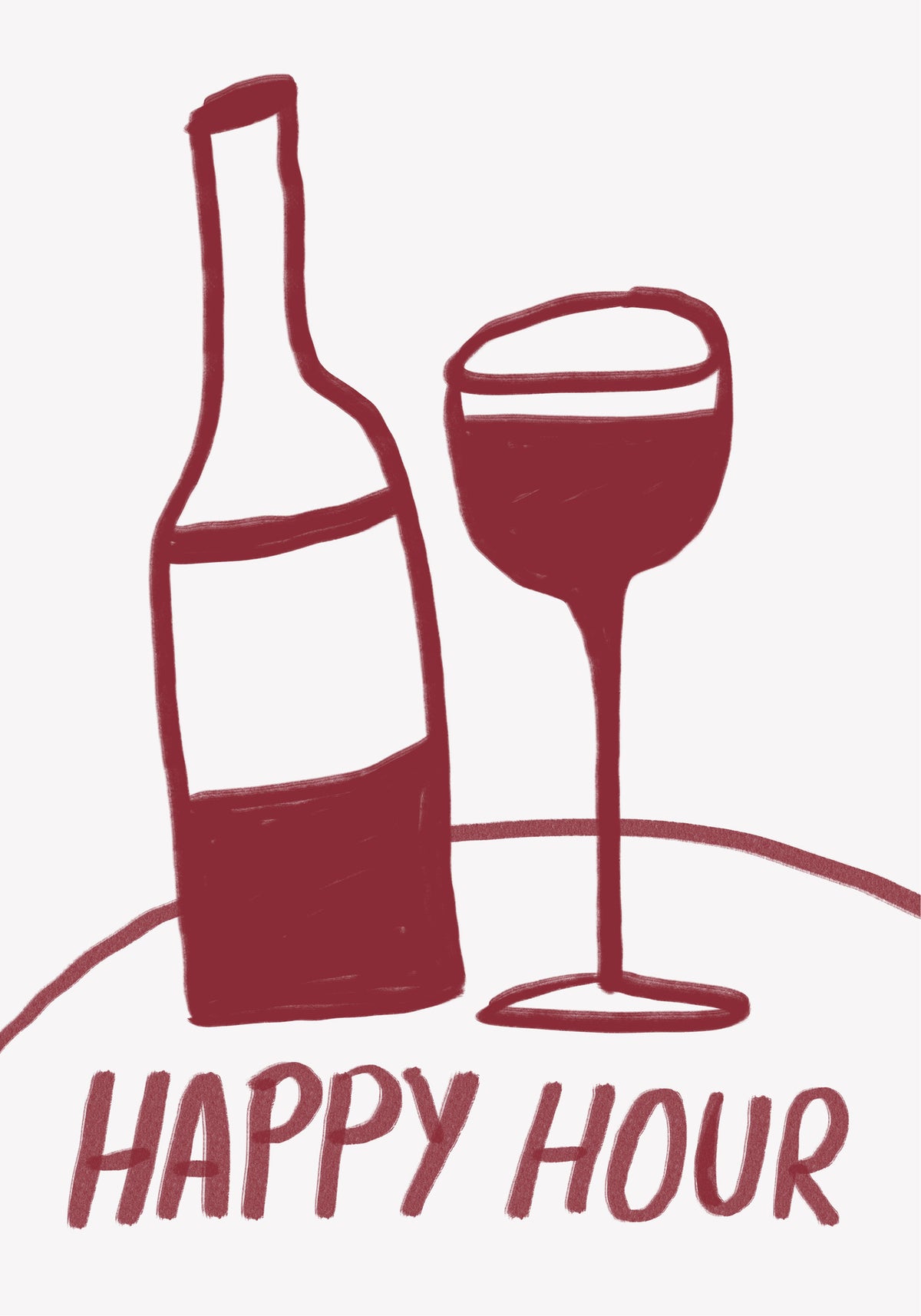 acrylic-print-wine-time-delight