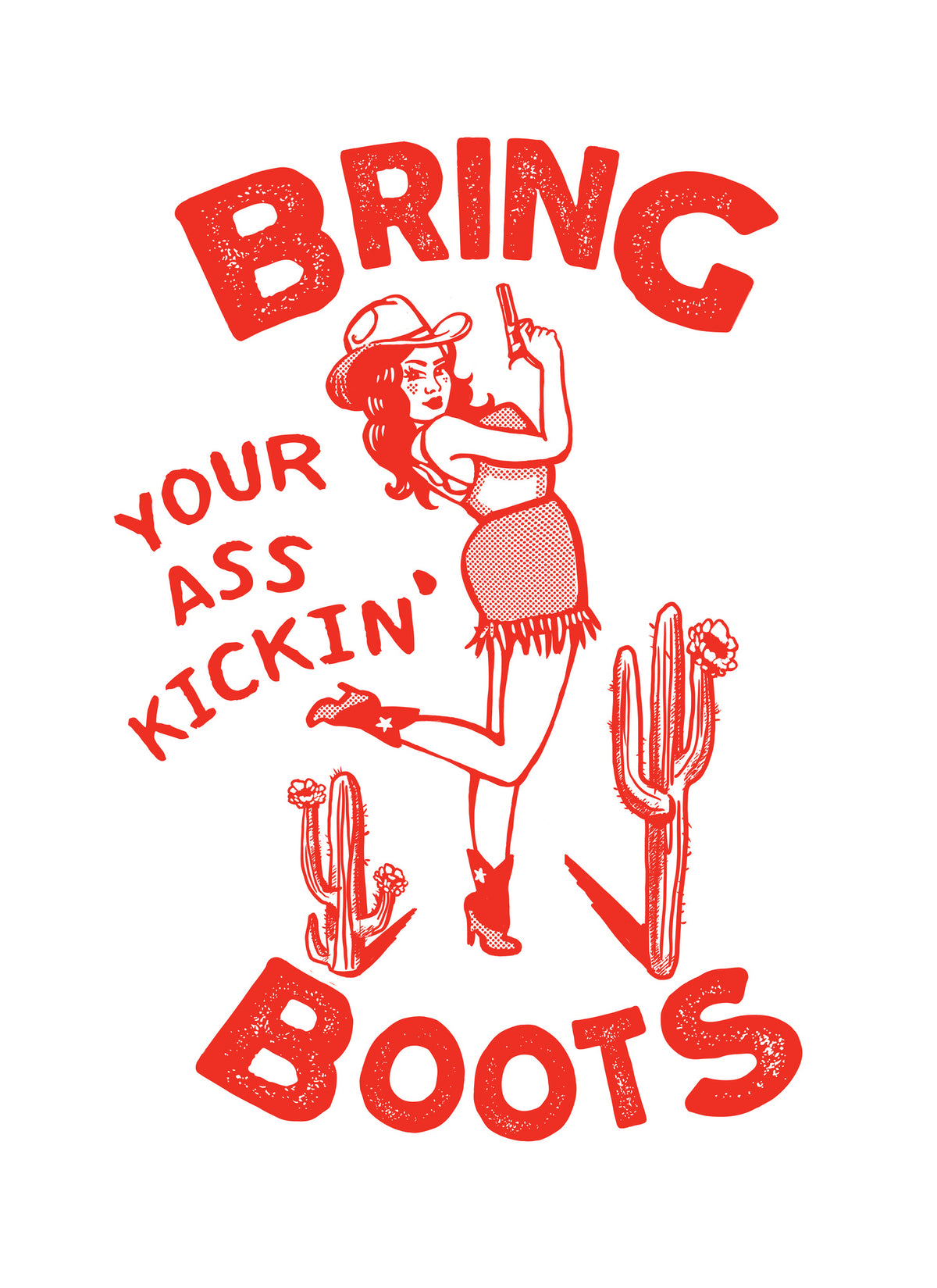 framedposter-print-ass-kicking-boots-funny-western-cowgirl