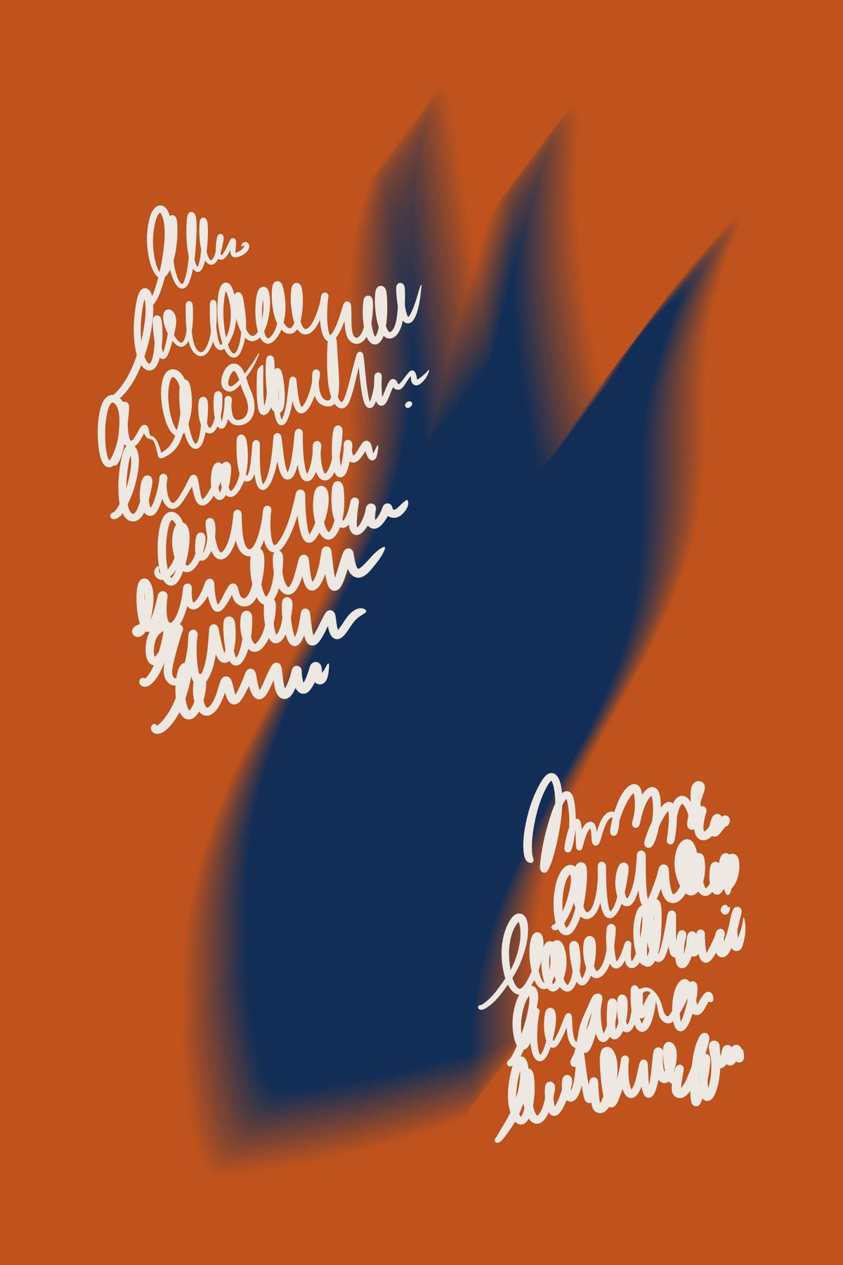 acrylic-print-abstract-blaze-script