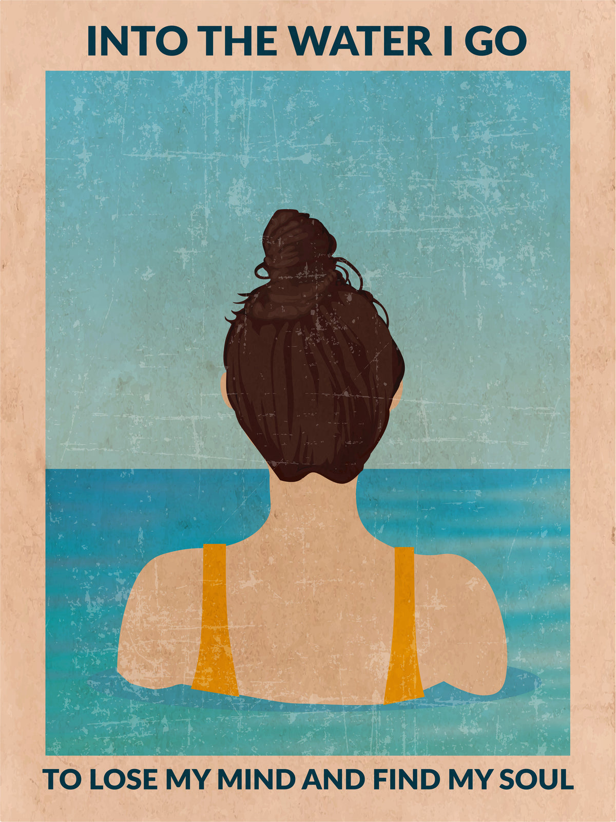 canvas-print-into-the-water-brunette