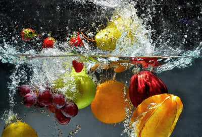 poster-print-fruit-and-vegetables-splash-into-water