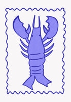 aluminium-print-purple-lobster-stamp