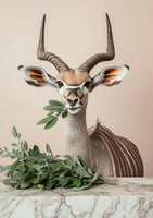 framedposter-print-kudu-herbivore-bliss