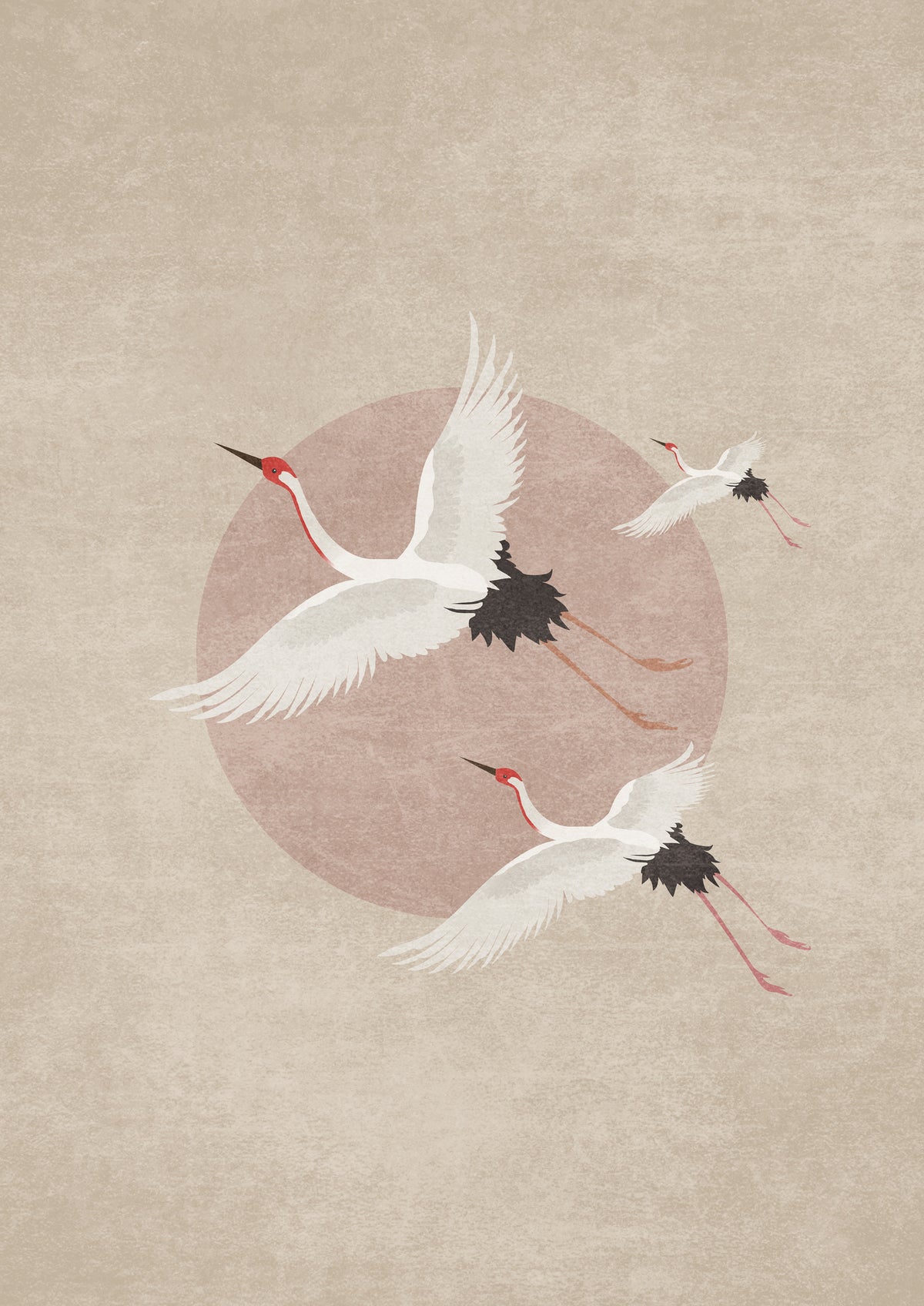 canvas-print-cranes-in-flight-3