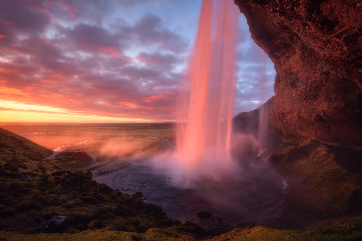 aluminium-print-the-burning-falls