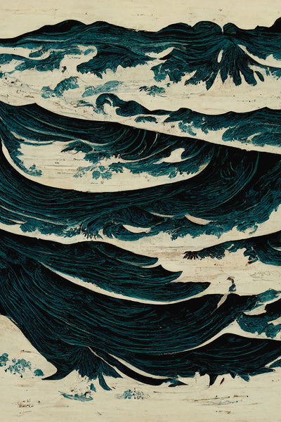 poster-print-turbulent-waves