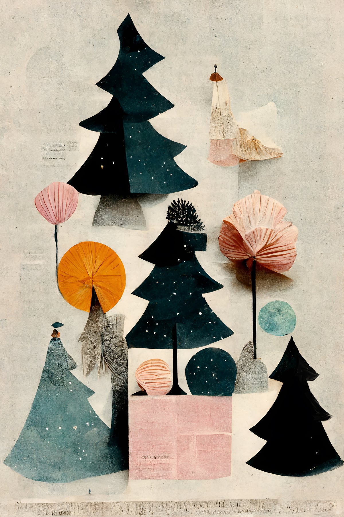 poster-print-cute-pine-tree-composition