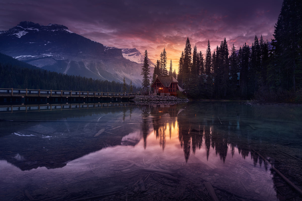 modern-3-piece-acrylic-print-lake-house-sunrise
