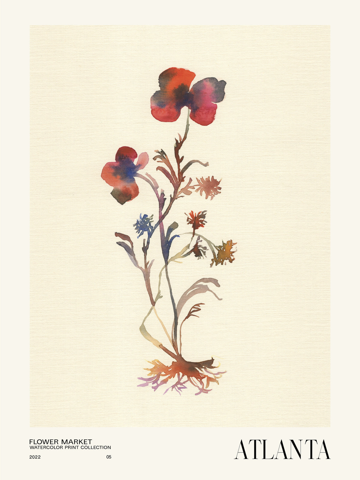 acrylic-print-watercolor-print-collection-flower-market-atlanta