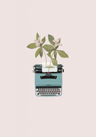 framedcanvas-print-botanical-typewriter