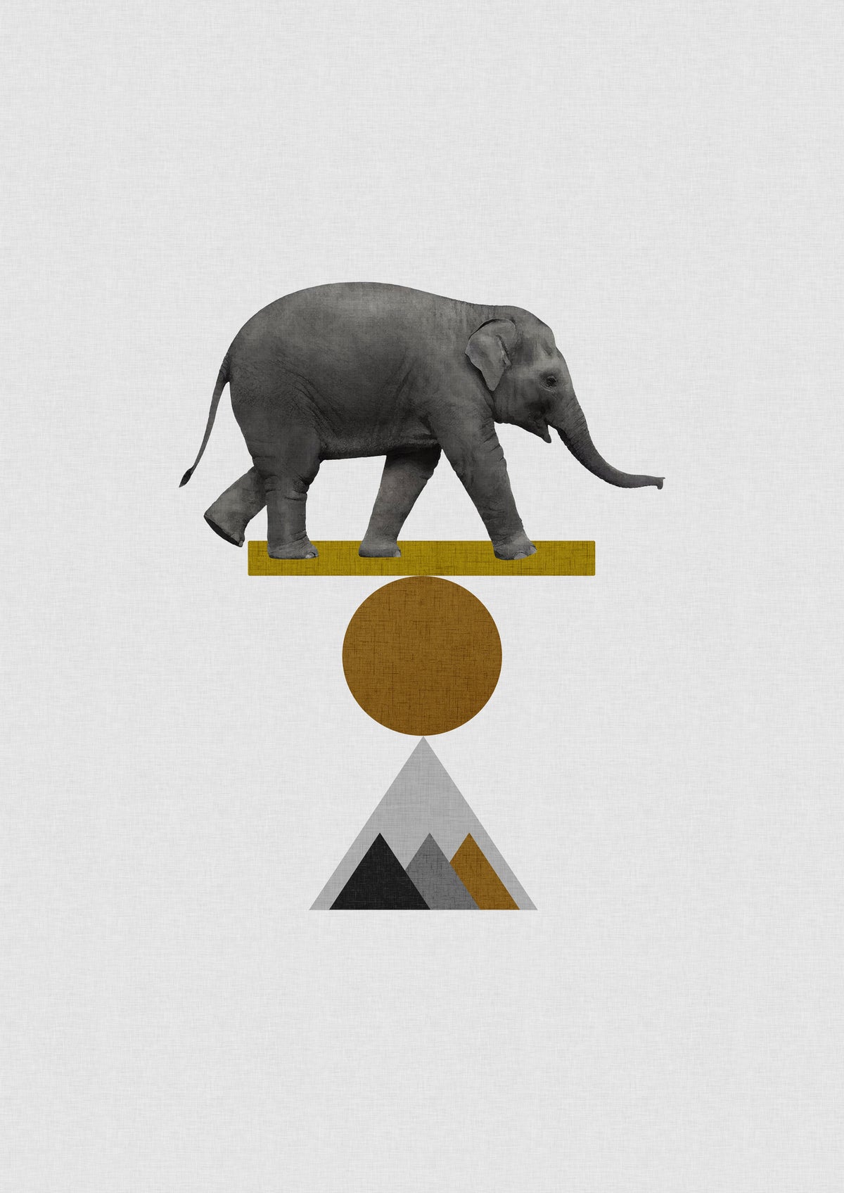 framedposter-print-tribal-elephant