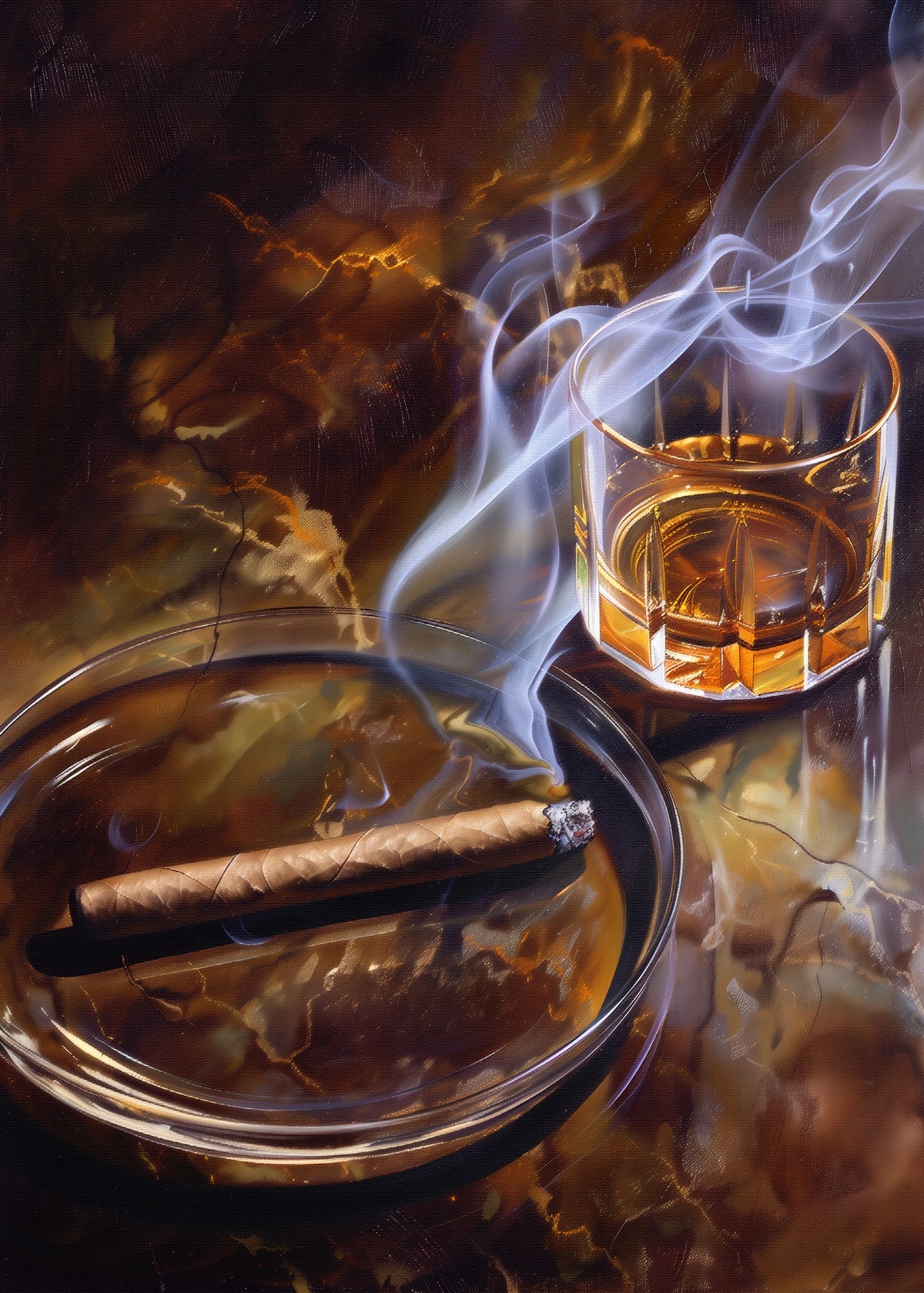 aluminium-print-whiskey-and-cigar