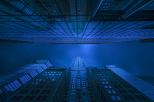 canvas-print-chrysler-in-blue