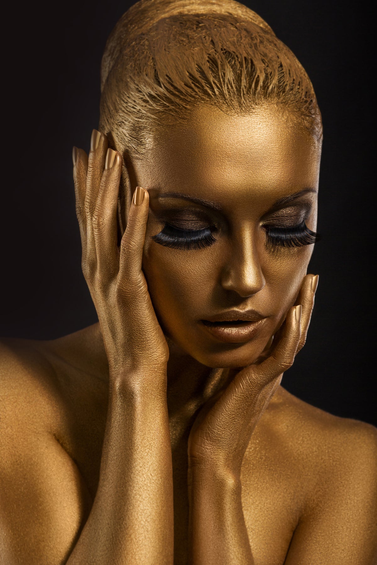 aluminium-print-gold-face