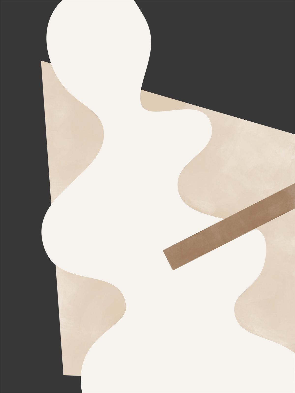 framedposter-print-beige-graphic-curves-art