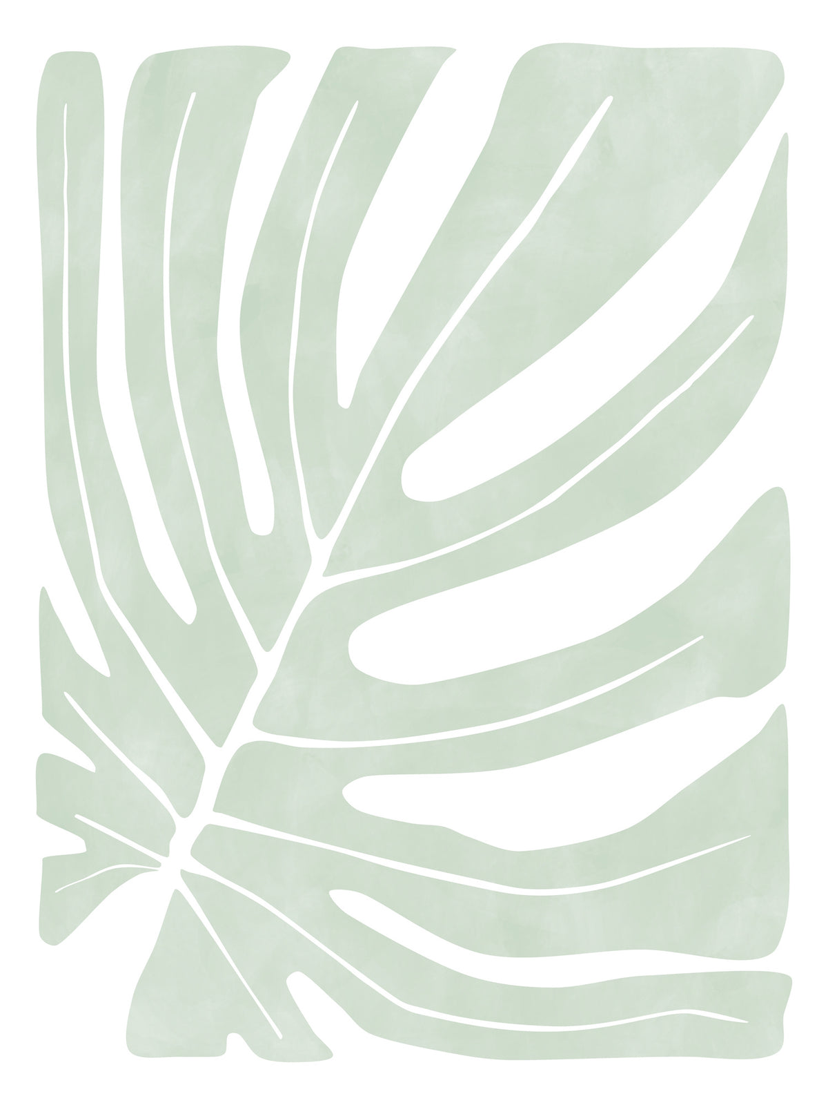 framedcanvas-print-stylized-green-monstera-leaf